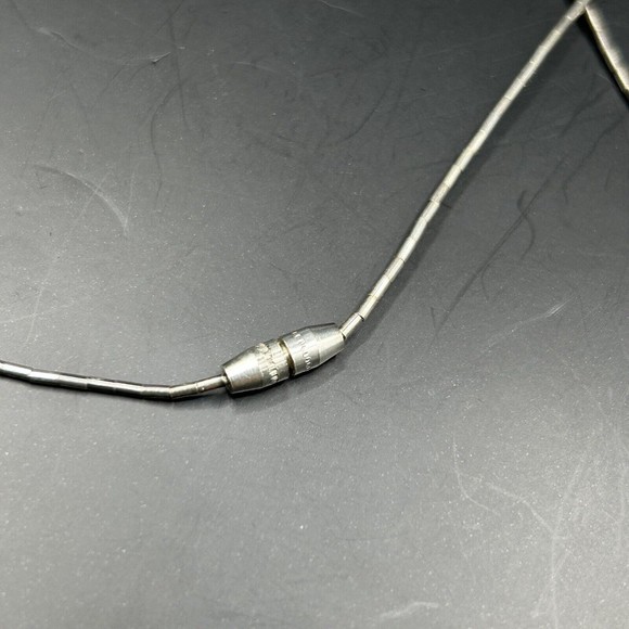 Vintage Sterling Signed QT Handmade Native Heshei Bead Bear Claw Necklace - Picture 7 of 7